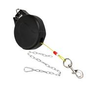 Corde pour chien | Peu encombrante | Support mural pour corde rétractable | Pour les promenades, les randonnées et le jardin chez les chiens