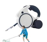 Corde pour chien rétractable, corde pour animaux rétractable automatique - Laisse robuste pour chiens, chats et chiots pour longues promenades | Laisse de marche et corde pour chien robuste et légère