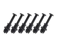 corde pour tablette arrière de coffre Support Clips ficelle sangle plateau d'étagère colis pour A3 S3 MK2(6pcs)