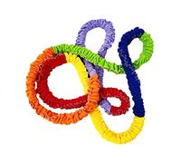 Corde Rainbow Rope - Cordon d'équipe Extensible, Brin d'exercice de Groupe | Équipement d'exercice Arc-en- avec Une Utilisation Facile, Une Corde d'étirement du Groupe pour la Constitution d'équip