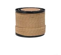 Corde réfléchissante de 50 m, portable, résistante aux intempéries et flexible, pour le bricolage, le camping, l'extérieur (kaki)