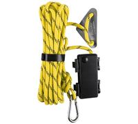 Corde réfléchissante d'extérieur - 0,6 x 0,6 x 500 cm, corde phosphorescente en polyester, corde de tente très résistante pour le camping, la randonnée, l'expédition | Corde de sauvetage étanche, pour