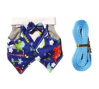 Corde renforcée sûre pour animaux de compagnie avec jupe à carreaux pour petits animaux lors de la marche, design agréable renforcé