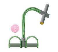Corde Résistance Élastique Musculation, Bande De Résistance À 4 Tubes, Bande Tension Étirement Jambes avec Boule De Massage, Corde Tension Yoga À Traction Élastique, Équipement Exercice Assis