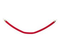 Corde rouge en velours pour poteaux d'accueil or 1,5m Rouge G