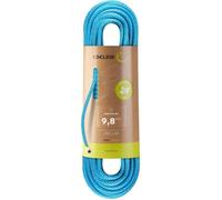 Corde simple - EDELRID - Heron Eco Dry 9,8 - 60 m - Beige-turquoise-bleu-marron - Hydrofuge durable