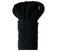 Corde soyeuse fetish - corde de bondage shibari (10 m, noire)
