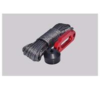 Corde Synthétique, 6mm * 15m gris VTT Winch Line Ajouter un bouchon de treuil, corde synthétique, câble Kevlar