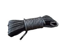 Corde Synthétique, Corde de treuil synthétique gris 6mm * 15m VTT, corde hors route, câble, spectres