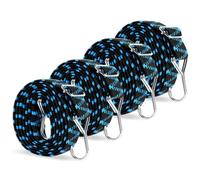 Corde tendeur élastique - AIMOONSA - 2m (lot 4) - Largeur 30 mm - Réglable 1-2 m - Capacité 800 kg