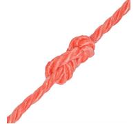 Corde torsadée-Corde de Levage - Bonne Vie - Polypropylène 10 mm 250 m Orange825632 •