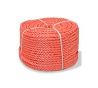 vidaXL Corde torsadée en polypropylène 14 mm 250 m Orange