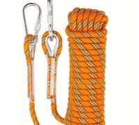 Corde tressée orange, corde de pêche d'extérieur, corde en nylon pour amarrage, ancres, cordes à linge, ancres de bateau, fabrication, tirage, fret, ligature, corde de remorquage, corde d'escalade, bo