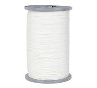 Corde Tressée Polyester Ø 2,5mm 900m Blanc, Bobine Grande Capacité pour Tirage de Câbles, Bricolage, Jardinage, Camping