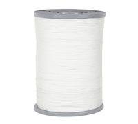 Corde Tressée Polyester Ø 2mm 1200m Blanc, Bobine Grande Capacité pour Tirage de Câbles, Bricolage, Jardinage, Camping