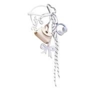 Corde tressée porte-clés décorations charmes voiture porte-clés accessoires de à pendentif charme pour sacs à main pendentif charme