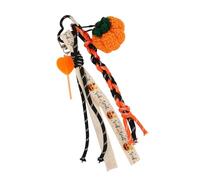 Corde tressée porte-clés Halloween citrouille pendentif à breloque pour à à main décor de mode corde tressée porte-clés charme