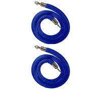 Corde tressée pour poteaux, ensemble de barrières en velours de qualité supérieure, cordes de gestion de file d'attente durables avec âme en mousse pour le contrôle des foules lors d'événeme