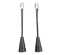 Corde Triceps - Système de poulie de Fixation de câble 2X | Machine d'exercice Triceps Titr Down Rope Equipment | Corde d'entraînement en Forte en Caoutchouc antidérapant pour LAT Pulldown V H