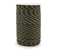 Corde utilitaire robuste et résistante aux intempéries, 100 m, parfaite pour les tentes de camping et les projets de bricolage (vert A)