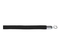 Corde velours noir pour poteau de guidage