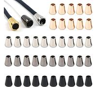Corde Verrouiller, Corde Stopper, Embout Cordon, 40PCS Bouchon de Cordon en Metal Bouchons Métal Arret Cordon Serre Cordon Serrures de Cordon Verrous de Cordon Stop Cordon Mercerie