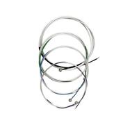 Corde Violoncelle Alliage Magnésium Aluminium Pack 4 Cordes à Boule Son Lumineux Pose Fiable Identification Rapide 1 à 4 Convient à Formation Musique de Chambre