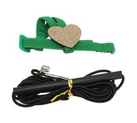 Corde Volante pour Perroquet, Laisse de Harnais pour Oiseaux, Boucle Calopsitte Confortable Réglable à 360 Degrés pour Perruches (25,5 cm)