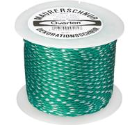 Cordeau de maçon L.100m D.2mm 65kg PP vert/blanc