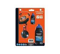 Cordeau longueur 30 metre et poudre a tracer 120 grammes fischer darex