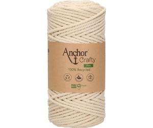 Cordelette Anchor Crafty fine 65 m - Beige Écru 250 g pour macramé
