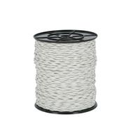 Cordelette de clôture croisée Ako EconomyLine Blanc 4 mm