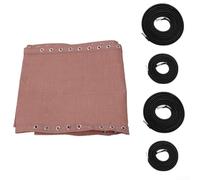 Cordelette de rechange pour chaise de plage avec cordes élastiques, 160 x 43 cm, kit de réparation de tissu pour l'extérieur (café)