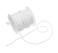 Cordelette de Traction pour Stores de Fenêtre, Polyester Blanc, 20 M | Accessoire de Rechange 2,2mm, Pose DIY Intérieure, Finition Simple et Élégante, Doux au Toucher