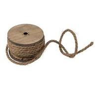 cordelette ficelle 0.7cmx10m sur bobine bois - artifetes 77052 Gris G