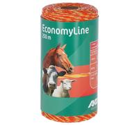 Cordelette pour clôture électrique Ako Economy Line Jaune 150 m/3x0,16 mm