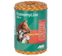 Cordelette pour clôture électrique Ako Economy Line Jaune 250 m/3x0,2 mm