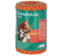 Cordelette pour clôture électrique Ako Economy Line Jaune 500 m/3x0,16 mm