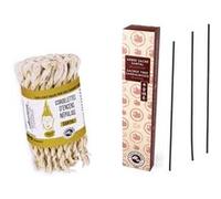 Cordelettes d'Encens népalais au Santal + 40 bâtonnets d'encens Arbre sacré Santal - Aromandise Rose G