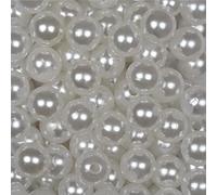 Corderie italiane 006042822 Lot de 250 perles avec trou de 2 mm, Blanc