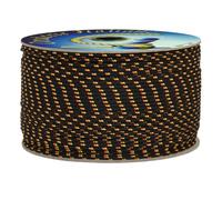 Corderie Italiane 6038238-00 Loisirs Fantasy Tresse 2,0 Mm-350 M Noir