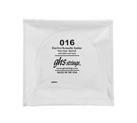 Cordes à l'unité GHS BOOMERS pour guitare électrique - Acier ordinaire - 016