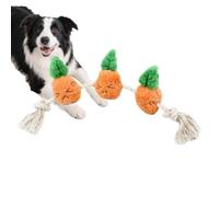Cordes à mâcher en peluche pour chien - Jouet de massage à mâcher | Jouet couineur à mâcher pour chien, chat, chiot, chaton de petite et moyenne race, entraînement intérieur ou extérieur