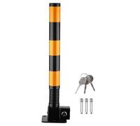Cordes barrière, séparateur Ligne, barrière File d'attente, borne Verrouillage Parking, borne stationnement Anti-Collision à Ressort Pliable verrouillable, poteaux sécurité Garage d'allée à Usage COM