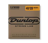Jim Dunlop Cordes Basses Filets Plats Jeux Filets Plats Med. Scale 5C 40-120 Cordes guitares basses 5
