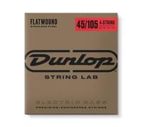 Cordes basses Dunlop DBFS45105 Flatwound, moyennes