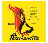 Cordes Classiques Flamencita Reassort par 10 Pièces 6e File Metal Argente