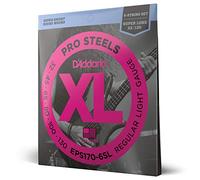 D'Addario ProSteels EPS170-6SL Cordes extra-longues pour basse 6 cordes Léger 30-130