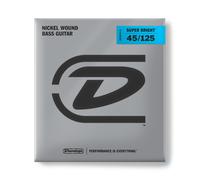Cordes De Basse DUNLOP Nickel, Super Brillant M, 5-cordes 45-125