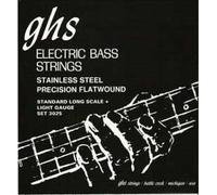 GHS Strings – Jeu de cordes 3025 – 45-95 Light – grande échelle, basse et plate
